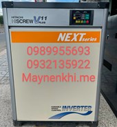 máy nén khí hitachi 11 kw 15 hp biến tần